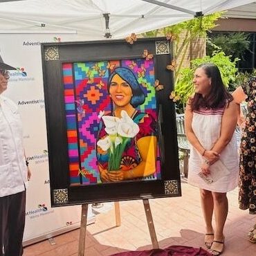 Gloria Molina art unveiling.