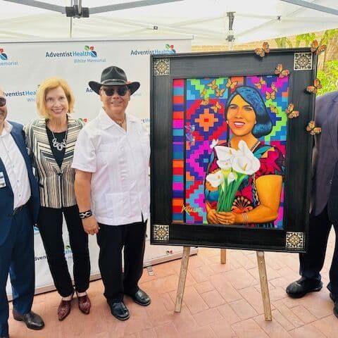 Art unveiling.